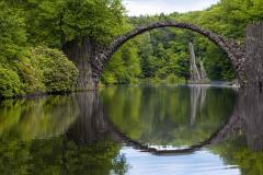 Rakotzbrücke im Landschaftspark Kromlau